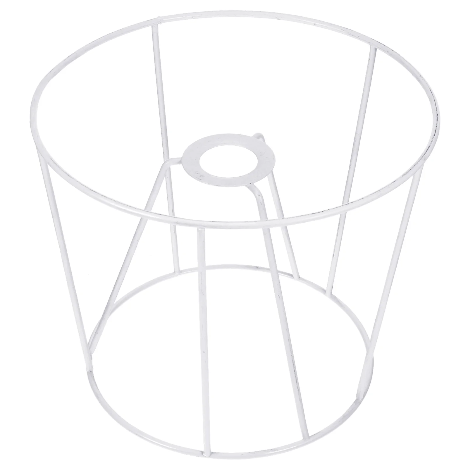 

Lamp Shade Cage Frame Lampshade Light Wire Ring Guard Metal Bulb Ceiling Pendant Chandelier Diy Bracket Vintage Replacement