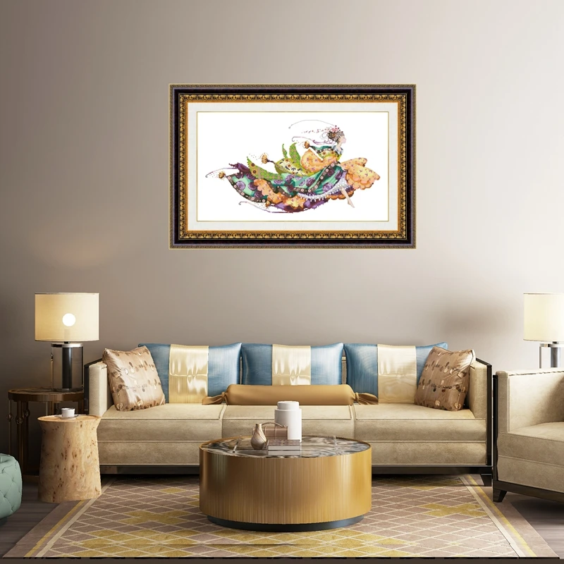 Наборы для вышивки крестом Принцесса Элиана сказочная леди ткань Аида 18 карат 14 11