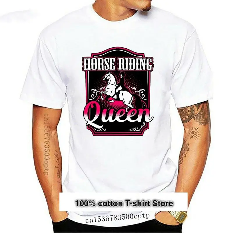 

Camiseta de la Reina del montar a caballo para mujer, nueva