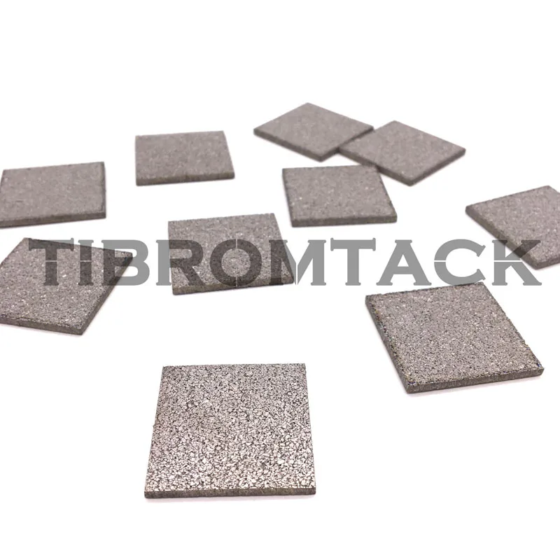 Цельный титановый порошковый спеченный лист большой прецизионный фильтр для