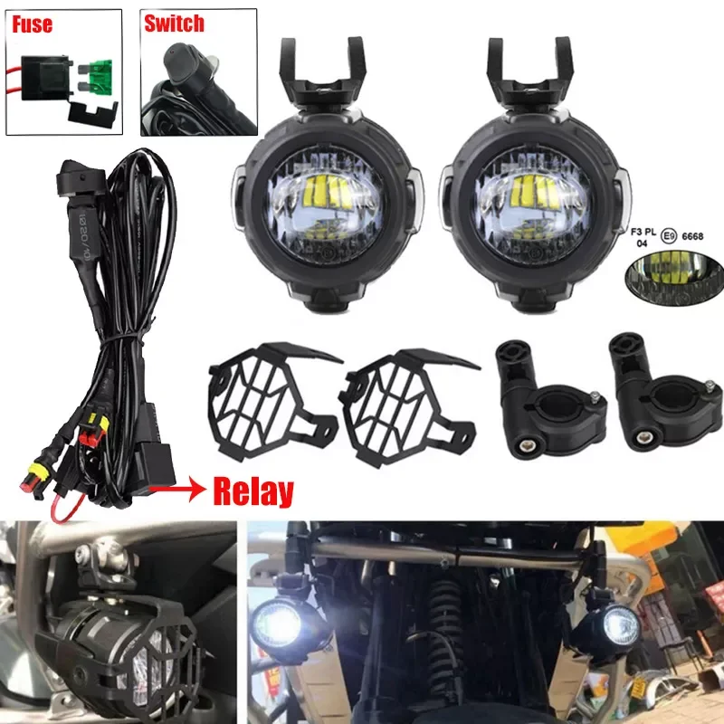 

Universal 40W Motorcycle LED Auxiliary Fog Light For R1200GS/ADV/F800GS Driving Headlight