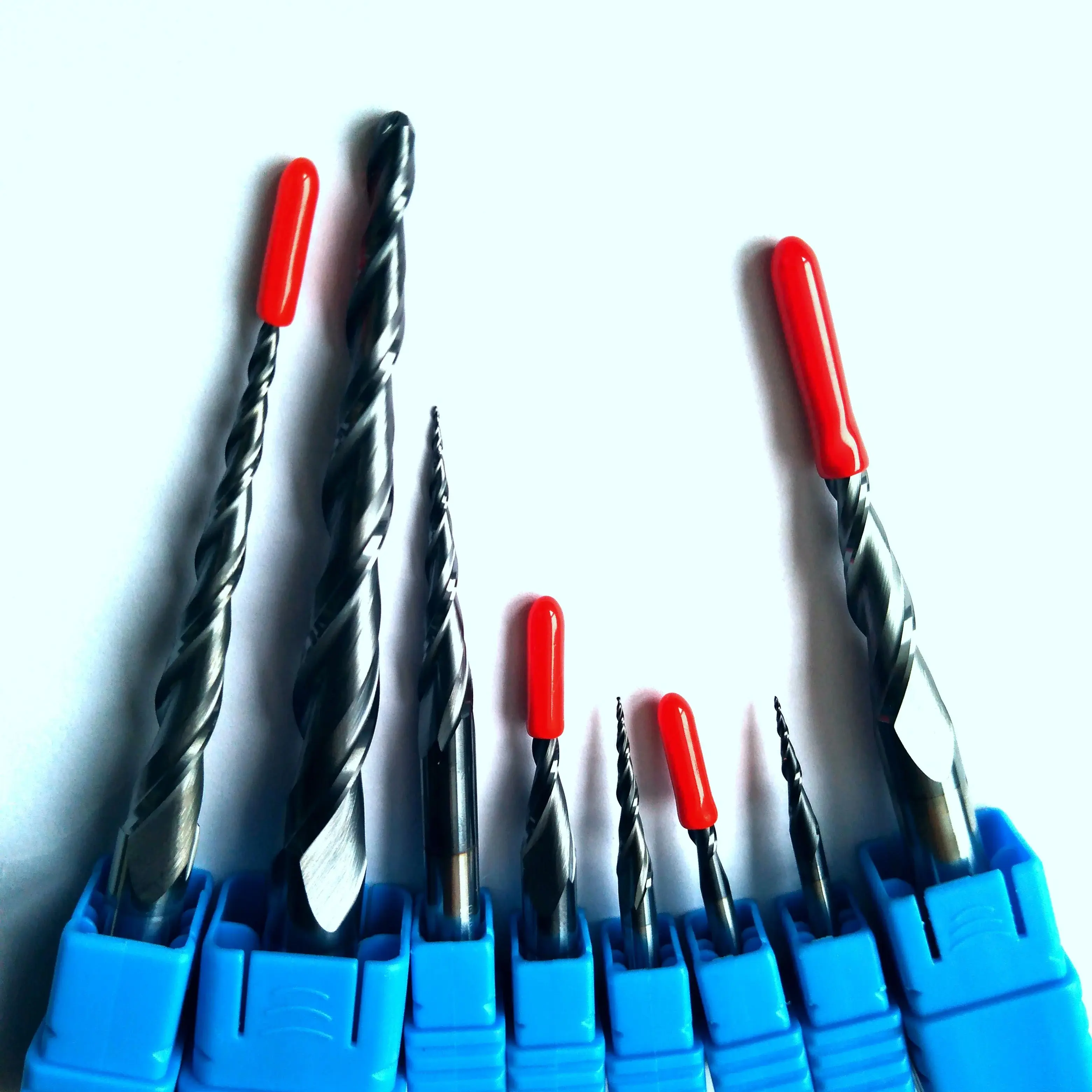 ZYYG Твердосплавная концевая фреза из вольфрама 4, 6, 8 HRC55 2F Шарико-носовые конические концевые фрезы Фрезы с ЧПУ Конус Фреза по дереву и металлу