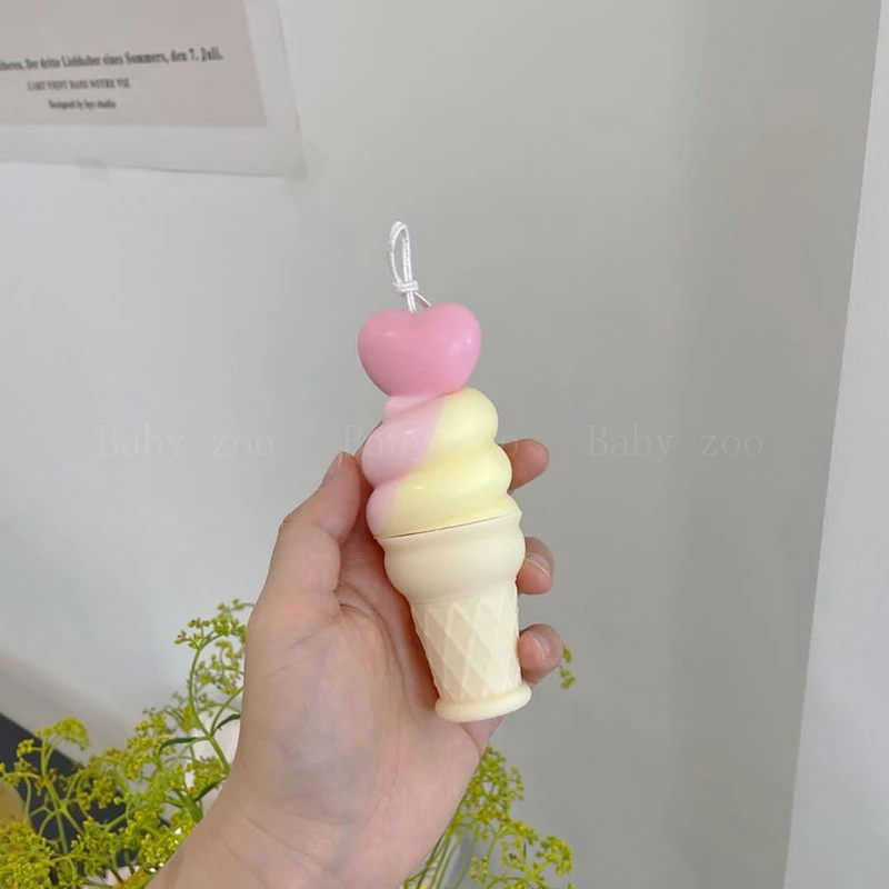 

New Silicone Mold For Candle Making Heart Shaped Rotating Ice Cream Cone Scented Candle Handmade Soap Mould DIY Forms