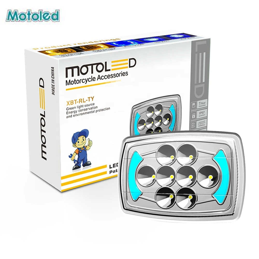 

Motoled CD70 CJ125 Built In Motorcycle LED Light Headlight Bulb with DRL / Turn Signal Mt03 Motos Led Moto for Honda Shadow