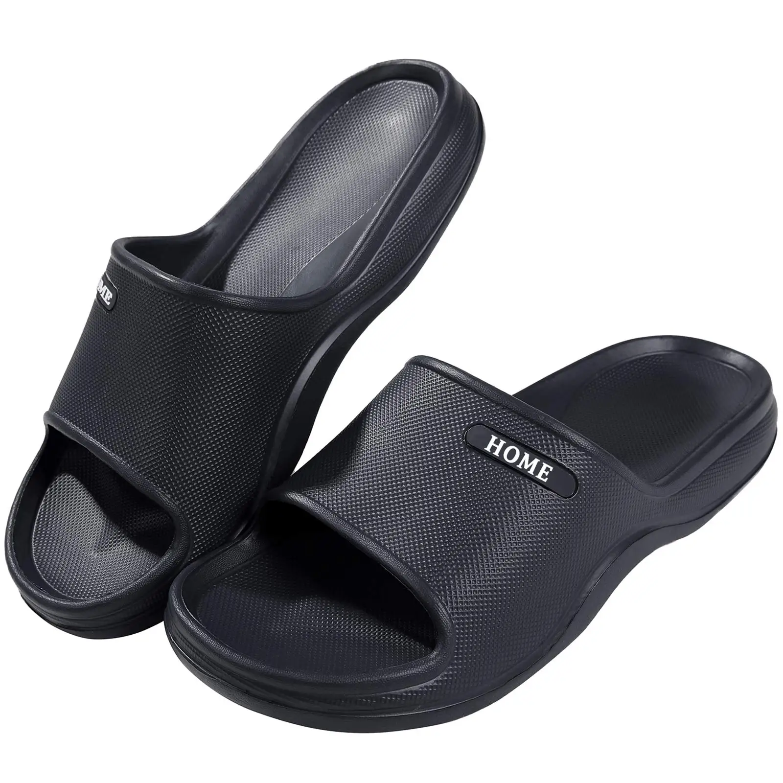

Bebealy Beach Slippers Women 2023 Indoor Pool Shower Slides Men Outdoor Lightweight Home Bathroom Anti-slip Soft Flat Slippers