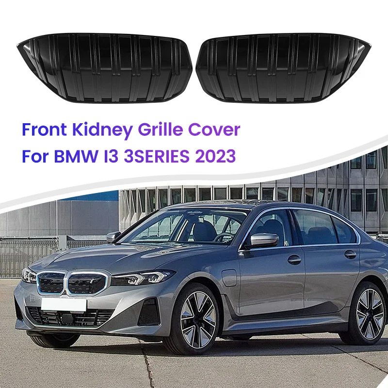 

2Pcs Car Racing Grilles Front Kidney Grille Cover for BMW I3 3SERIES 2023 A