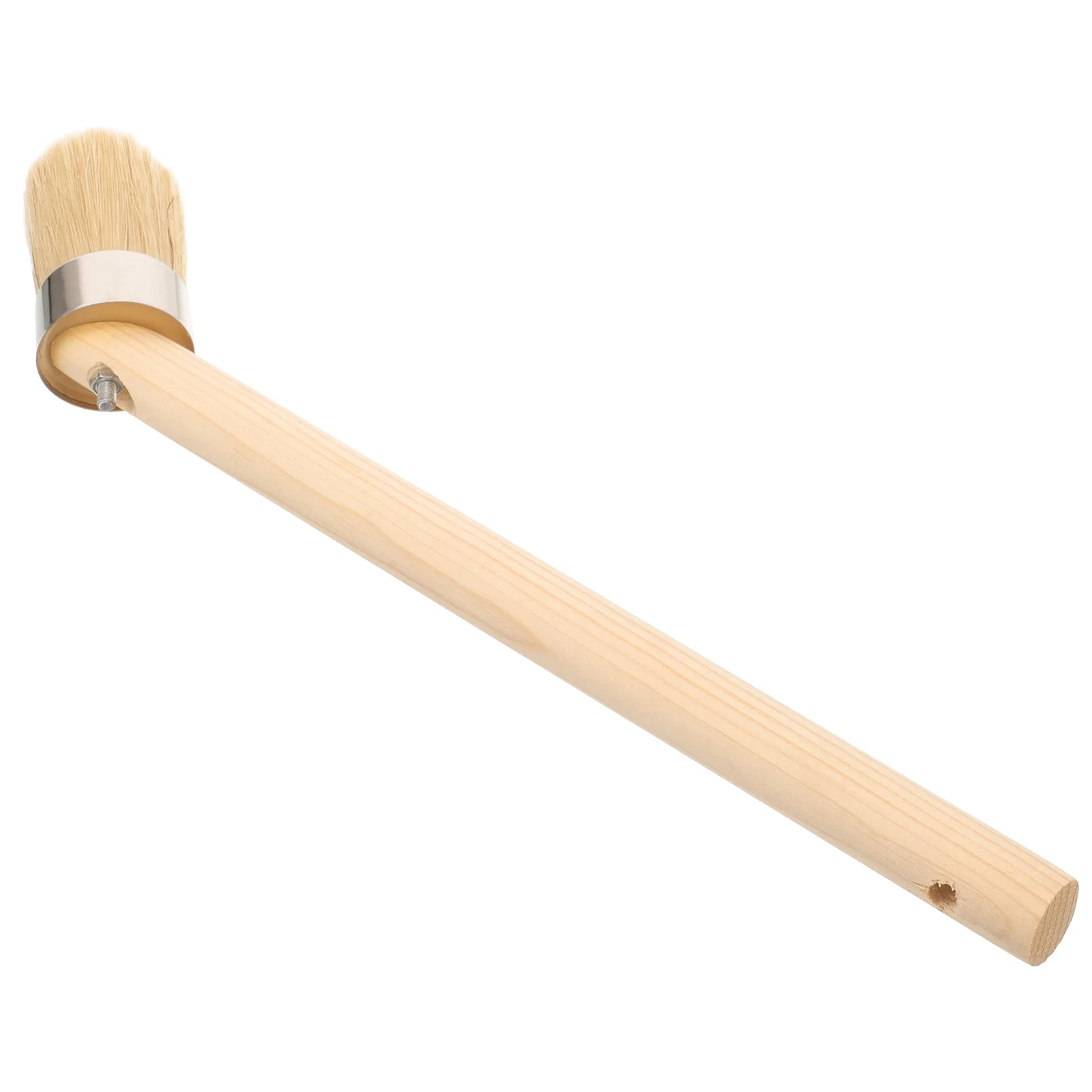 

Round Paint Brush Wood Handle Walls Small Stain Furniture Painting Brushes Supplies House