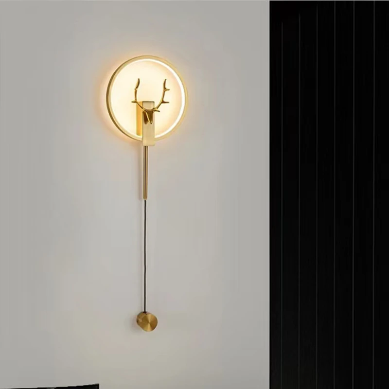 

Fashion Modern LED Living Room Sconces Nordic Lighting Fixtures Loft Illumination Bedroom Wall Lights Home Deco Aisle Wall Lamp