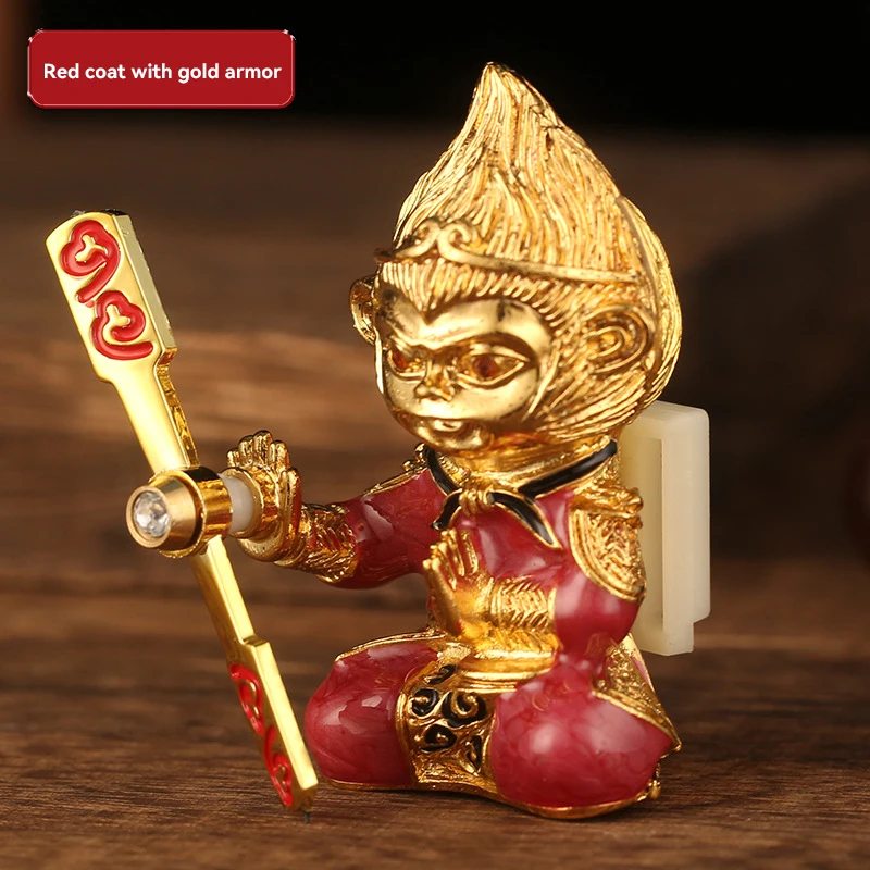 Фигурные украшения Monkey King Wukong автомобильный Кондиционер зажим для