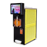 automatic frozen drink cocktail machine margarita ice slush ice machine with advertising light box