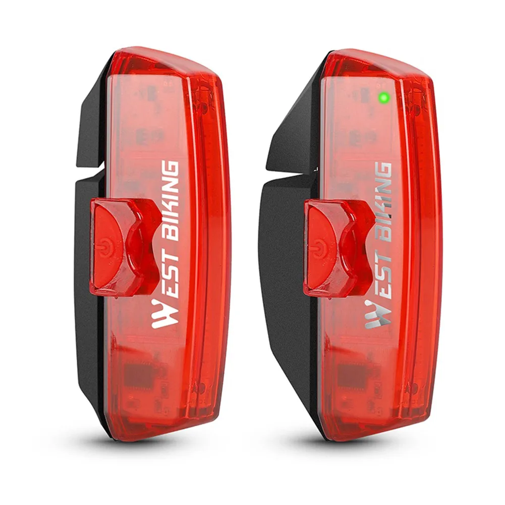 

Стоп-сигнал COB для горного велосипеда, водонепроницаемый задсветильник фонарь с умным датчиком Предупреждение ночное безопасное освещение...