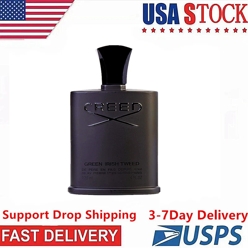 

Free Shipping To The US In 3-7 Days Creed Green Irish Tweed Mens Parfume Cologne Origin Man Parfum Deodorant for Man