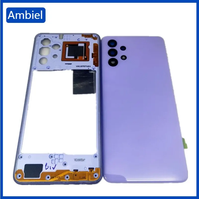 

Housing Case for Samsung Galaxy A32 5G 4G A326 A325 Middle Frame Cover+Battery Back Cover Rear Door Cover Repair Parts