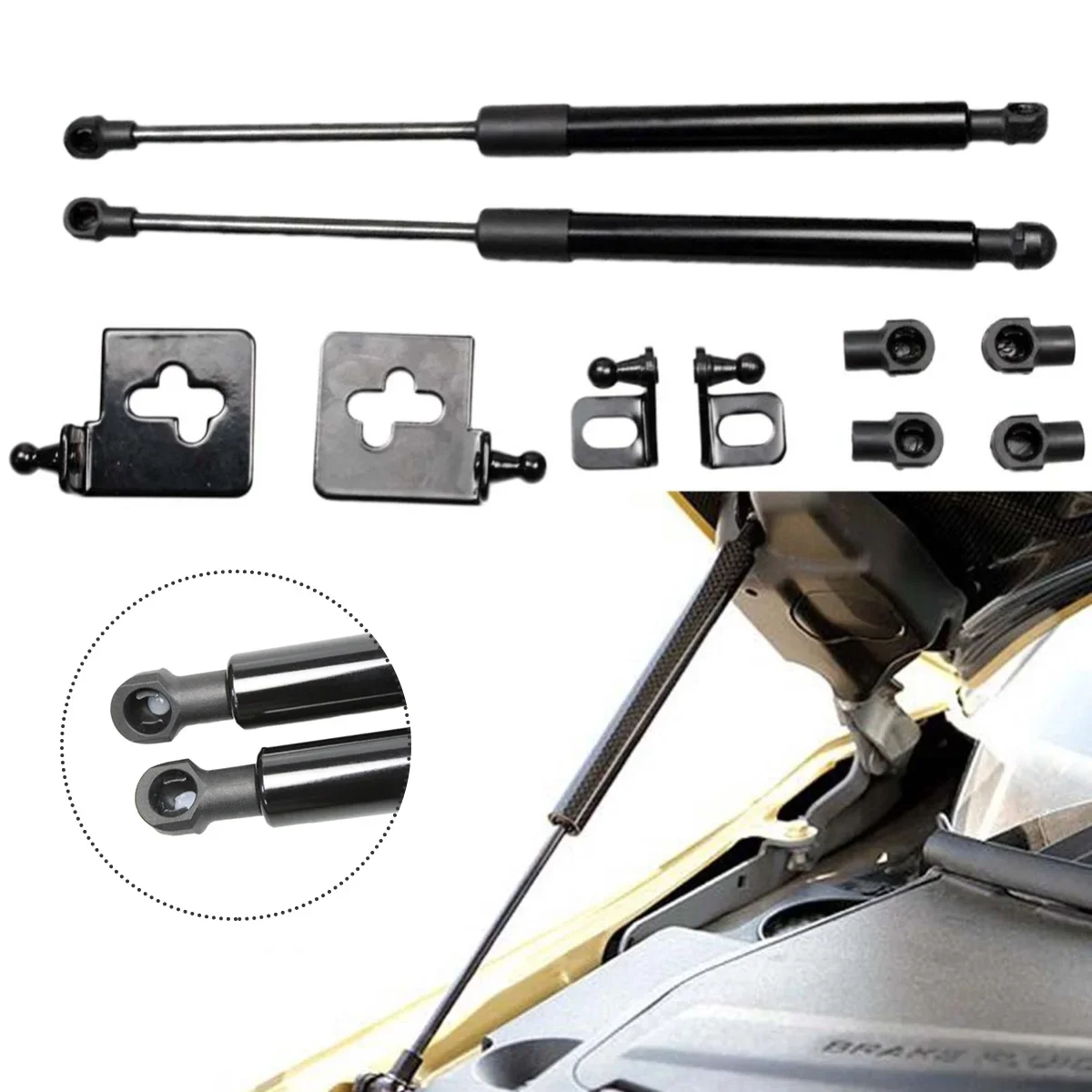 2 шт. передняя крышка головного убора газовая стойка для Nissan Опора капота GTR R35 Skyline