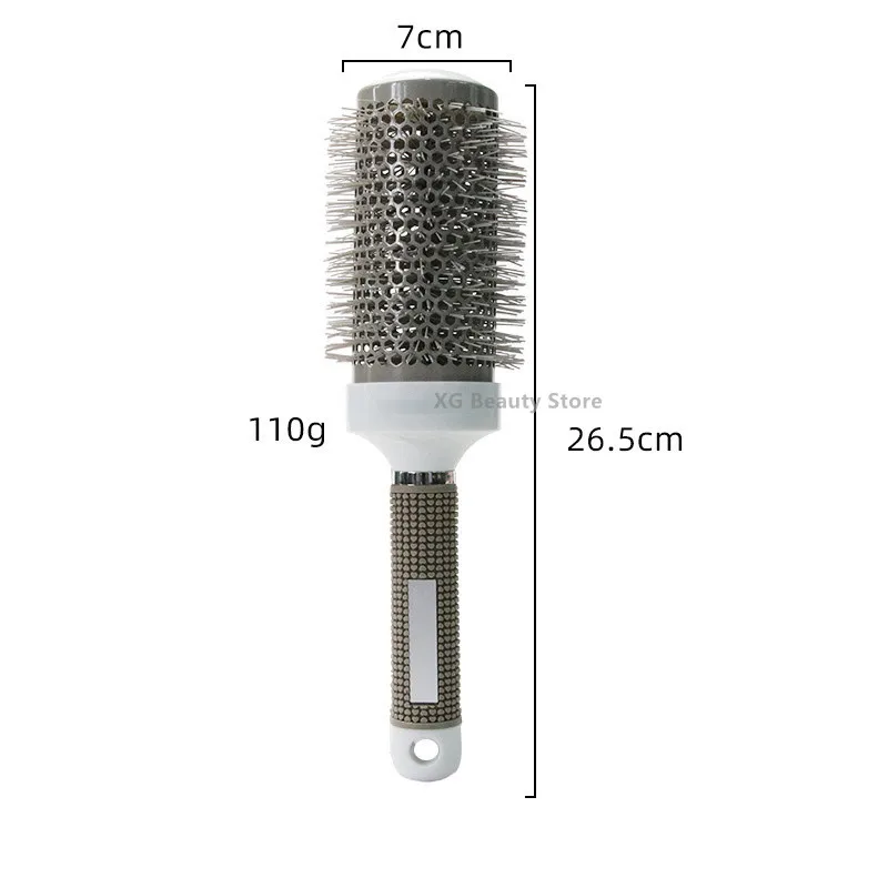 Профессиональные серые круглые расчески для укладки волос фотосессии