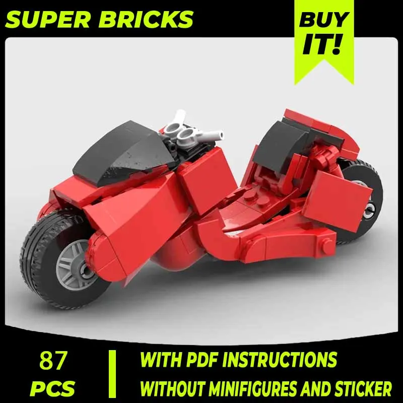 Строительные блоки YcMoc модель велосипеда канеды технологические кирпичи игрушка