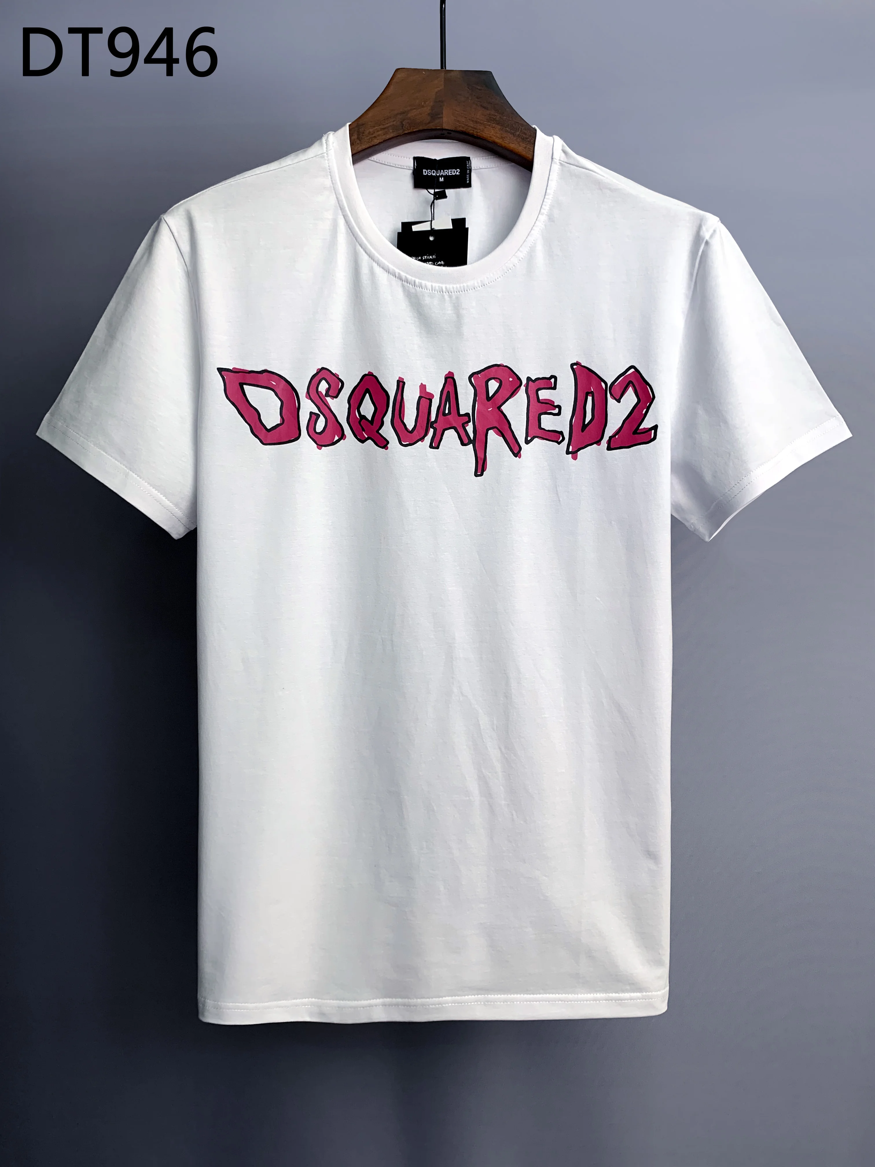 

Мужские летние шорты с рукавом, простые хлопковые футболки dsquared2, DT945
