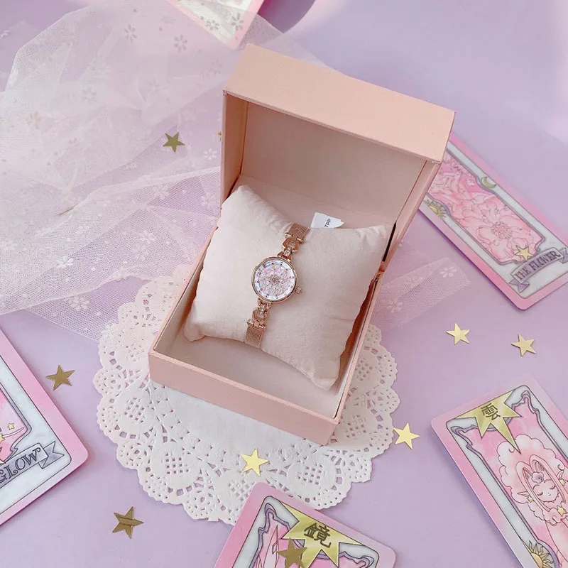 Рисунок 2 - Часы-браслеты с прозрачными карточками аниме