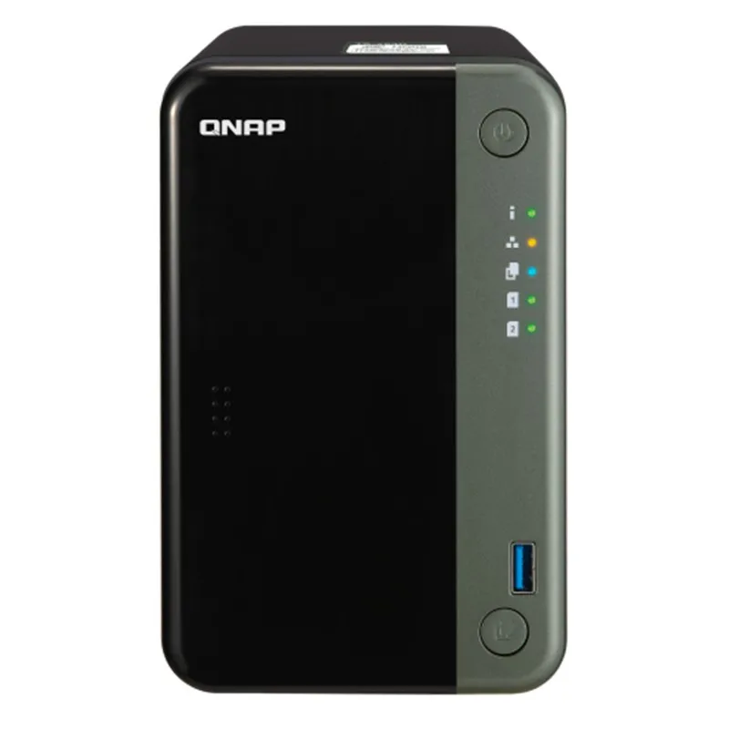 

QNAP TS-253D-4G 2 Bay NAS for Professionals with Intel Celeron J4125 CPU and Two 2.5GbE Ports