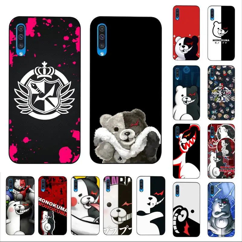 

YNDFCNB Cute Kumamon Danganronpa Monokuma Phone Case for Samsung A51 01 50 71 21S 70 10 31 40 30 20E 11 A7 2018