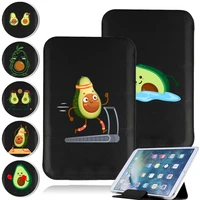 tablet magnetic case 7 8 10 inch bag universal apple huawei samsung folding avocado print new high quality leather stand cover