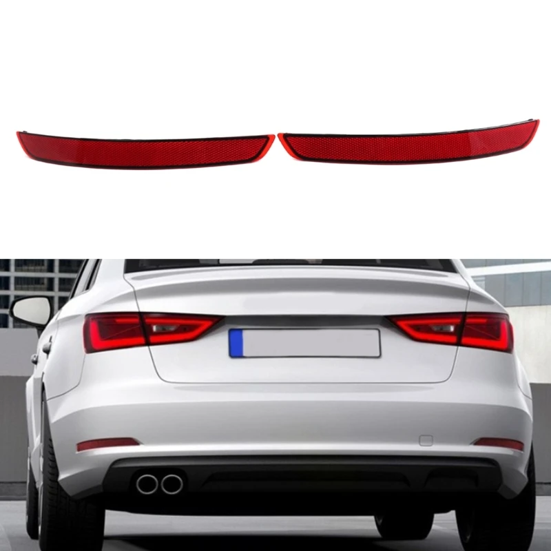 

Car Rear Bumper Reflector For A3 Sedan&Cabriolet 8V Reflective Strip Cover Bar