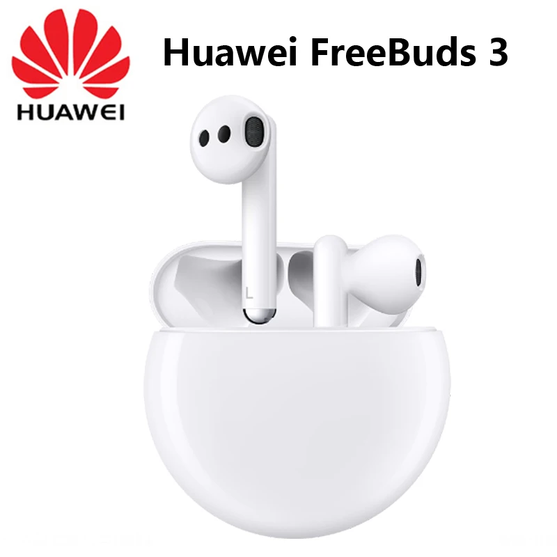 

Беспроводная гарнитура Huawei Freebuds 3, TWS, Bluetooth 5,1, активное шумоподавление, сенсорное управление, быстрая зарядка