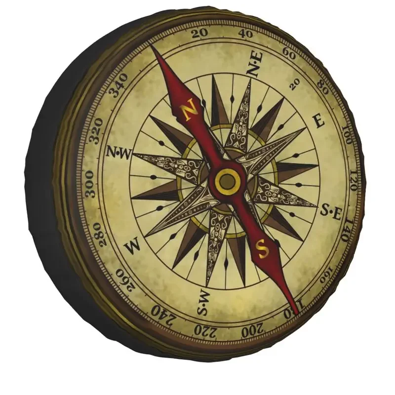 Чехол на запасное колесо с компасом направления для прицепа Jeep Hummer 4x4