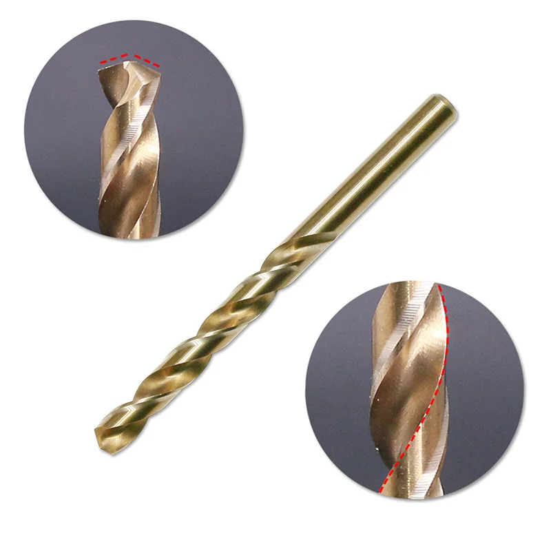 1 5-10 мм M35 Кобальтовый HSS Co Набор сверл из высокоскоростной стали для обработки