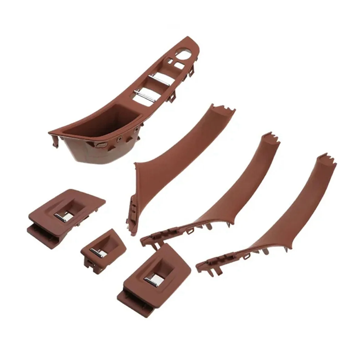 

Car Inner Door Panel Handle Pull Trim Set for BMW F10 535I 550I 528I Inner Armrest Handle 51417261929 51417225873 C
