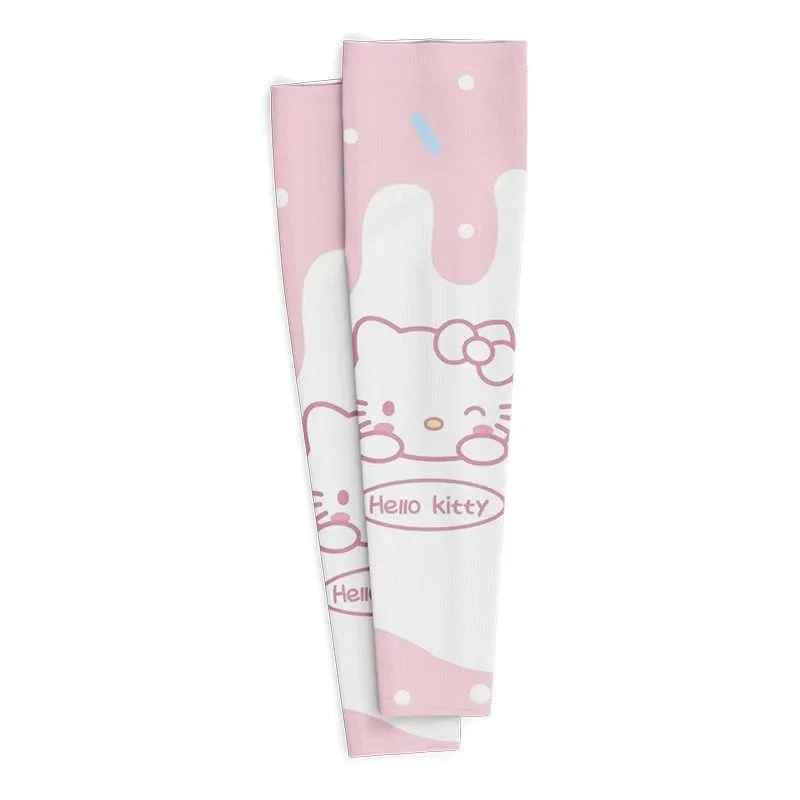 

Солнцезащитные рукава Sanrio для весны и лета, креативные рукава для льда, милые шелковые оттенки корицы, собаки, Pacha, для езды на собак с УФ-защитой