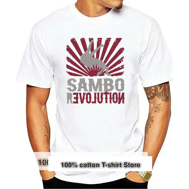 

2019 Fashion Hot sale 100% cotton Sambo REVOLUTION T-Shirt Tee shirt