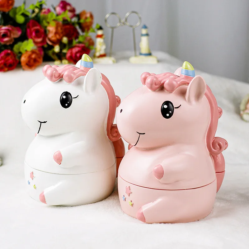 

Baby Kids Lovely Unicorn Design Milk Teeth Storage Box Boy Girl Souvenir Case Infant Kid Cute Gifts For Children Keepsake