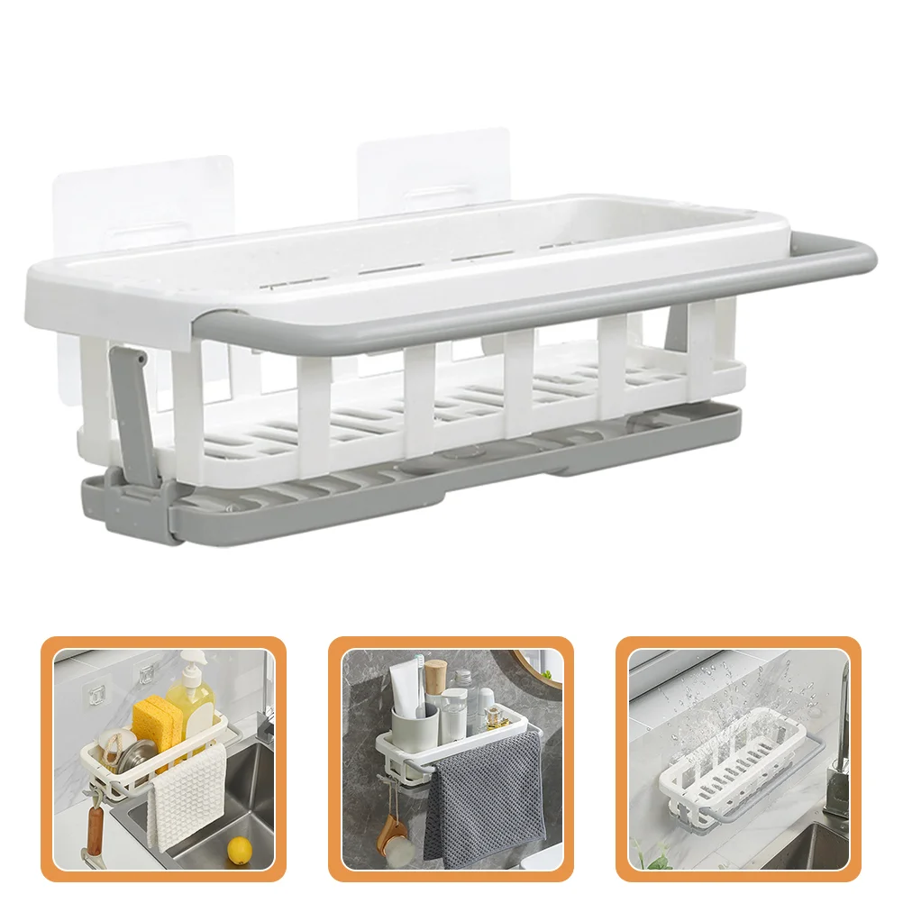 

Sponge Holder Rack Kitchen Sink Drain Dish Cloths Storage Rag Standdraining Dishcloth Holders Organizer