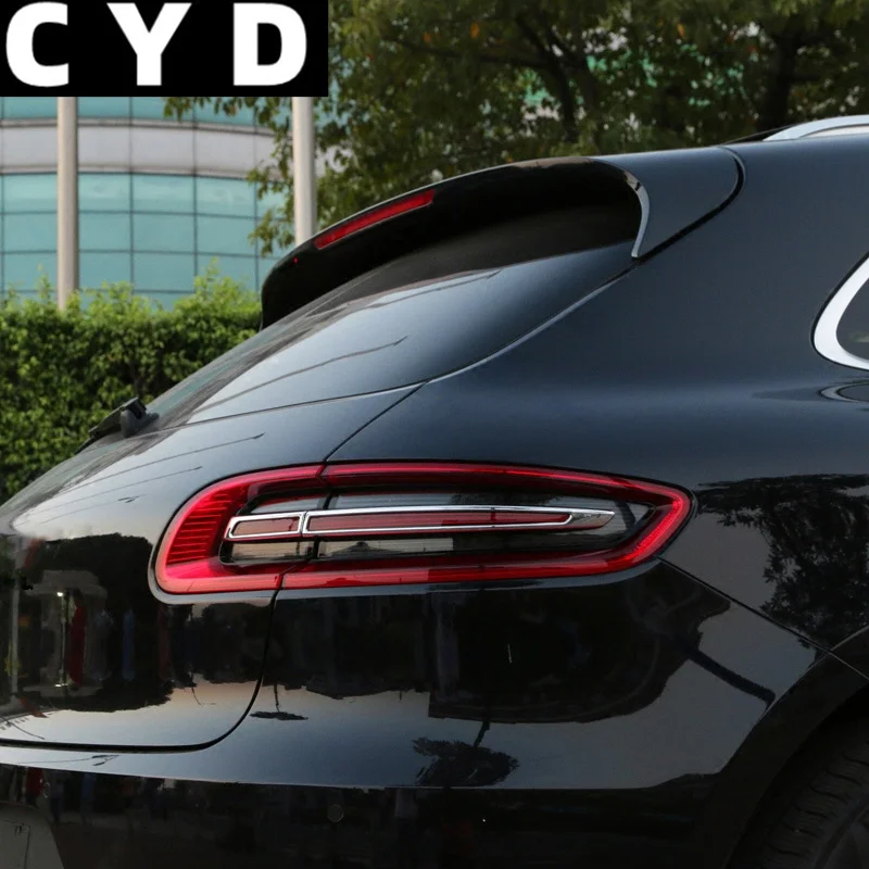 

For Porsche Macan 2014 2015 2016 2017 2018 4pcs Plating Car Rear Tail Light Moulding Sticker Lamp Cover Trim Styling Accessori