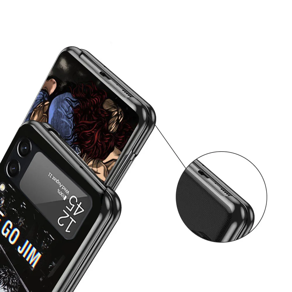 Оригинальный чехол Baki the Grappler в стиле аниме для Samsung Galaxy Z Flip 4 5 3 z Flip5 Flip4