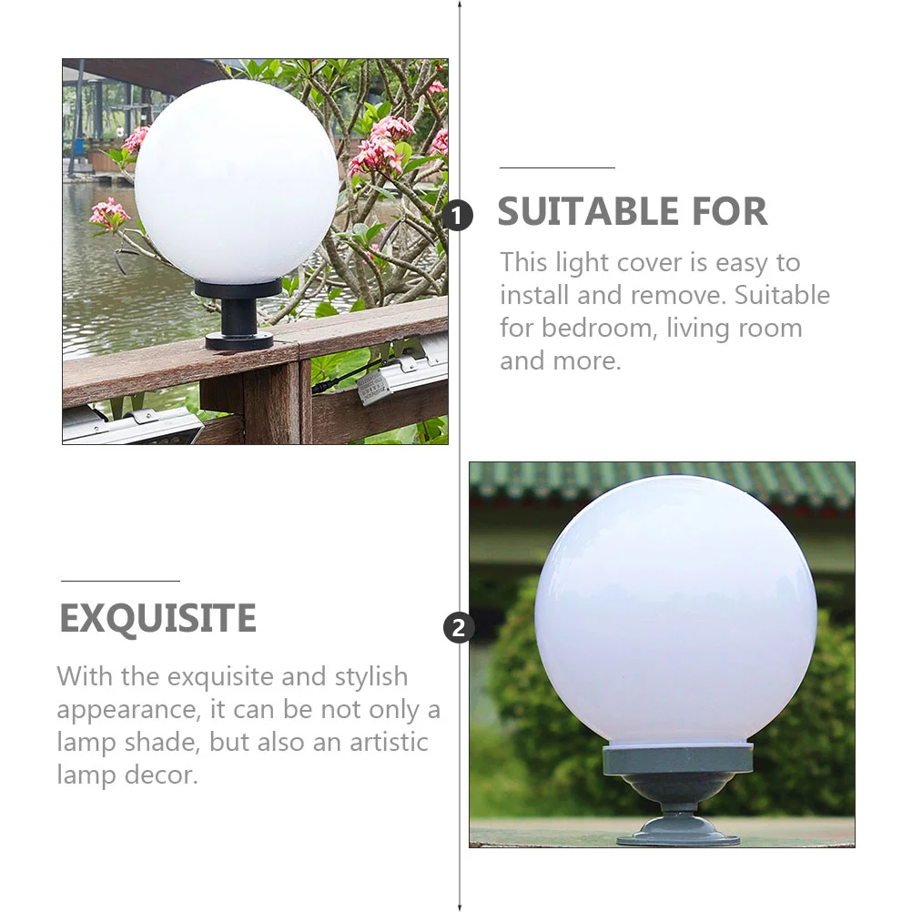 Glass Pendant Replacement Lampshade Cover Globe Lamp Outdoor Street Lamp Shade Frosted Glass Globe enlarge