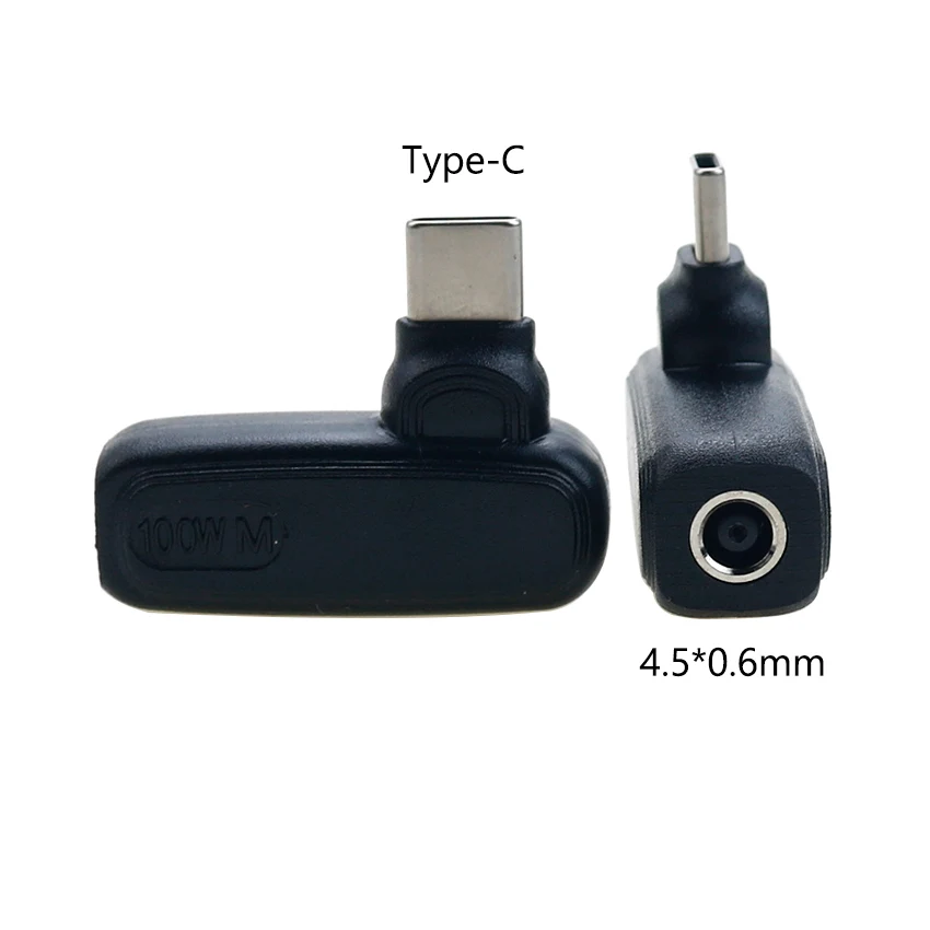 

YuXi 1 шт. 100 Вт постоянный ток 4,8*1,7 5,5*2,1 5,5*2,5 мм на USB Type C разъем конвертер питания для ноутбука PD адаптер Разъем для Lenovo HP