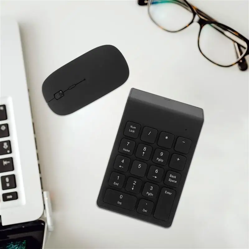 Беспроводная механическая клавиатура с номером ноутбук мышь компьютерная