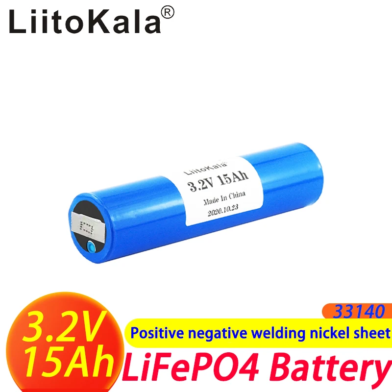 

Литиевые батареи LiitoKala, 33140, 3,2 в, 15 Ач, для электроскутера