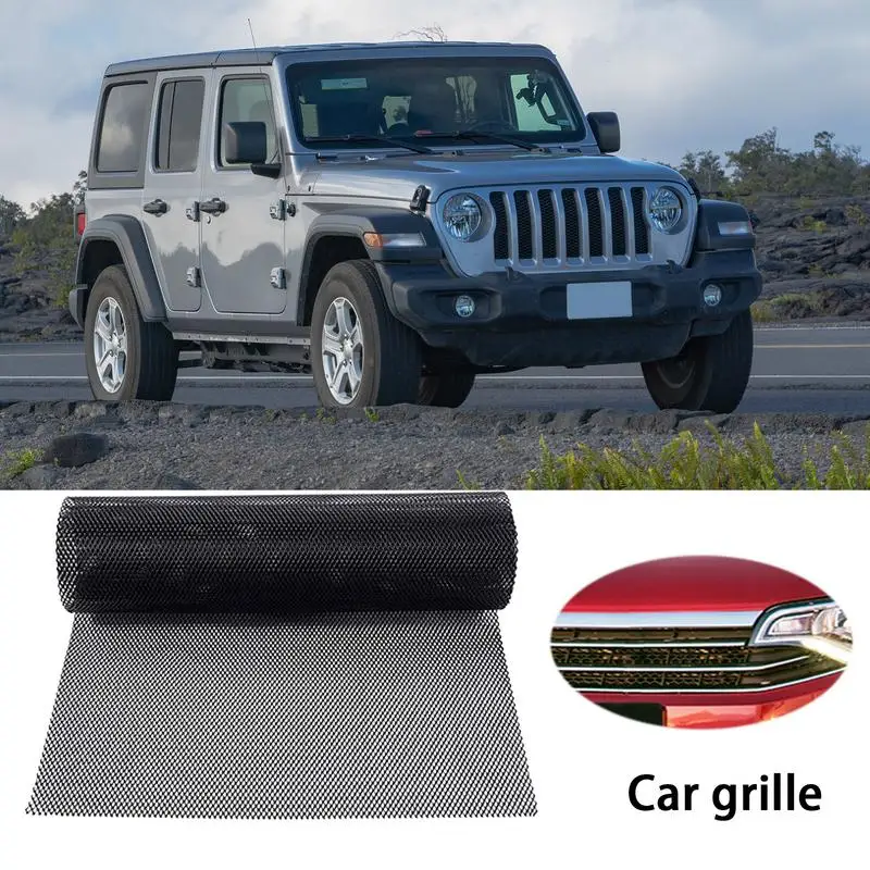 

Universal Car Grill Mesh Aluminum Alloy Auto Racing Grille Mesh Vent Auto Grille Insert Bumper Rhombic Hole Vehicle Body Protect