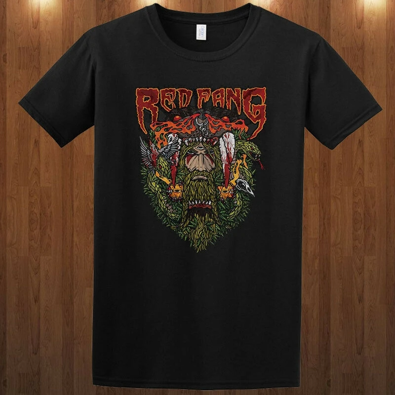 Футболки Red Fang stoner рок-группы DTG Premium из хлопка |