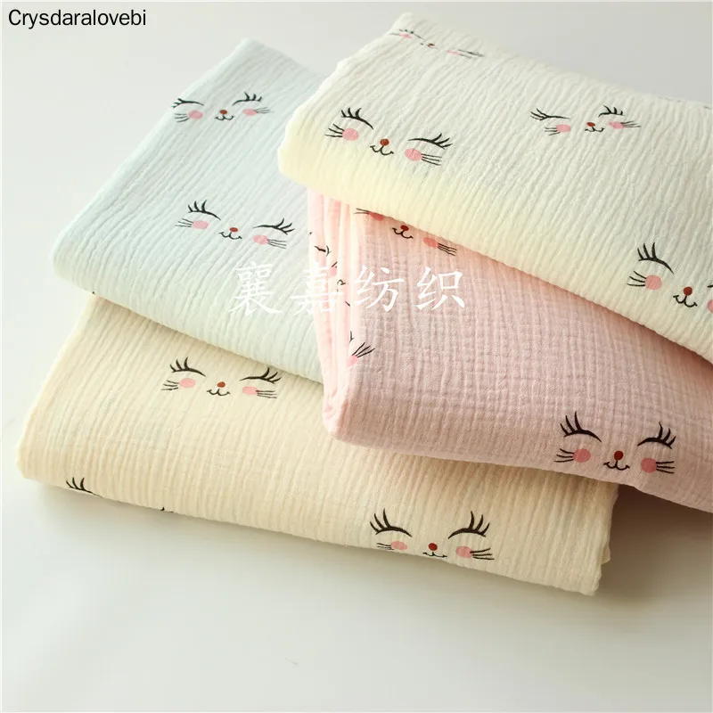 

200x135cm Eyelash Printing Fabric 100% Cotton Twill Cloth for DIY Bedding Cloth Sewing Patchwork Quilting Fabrics