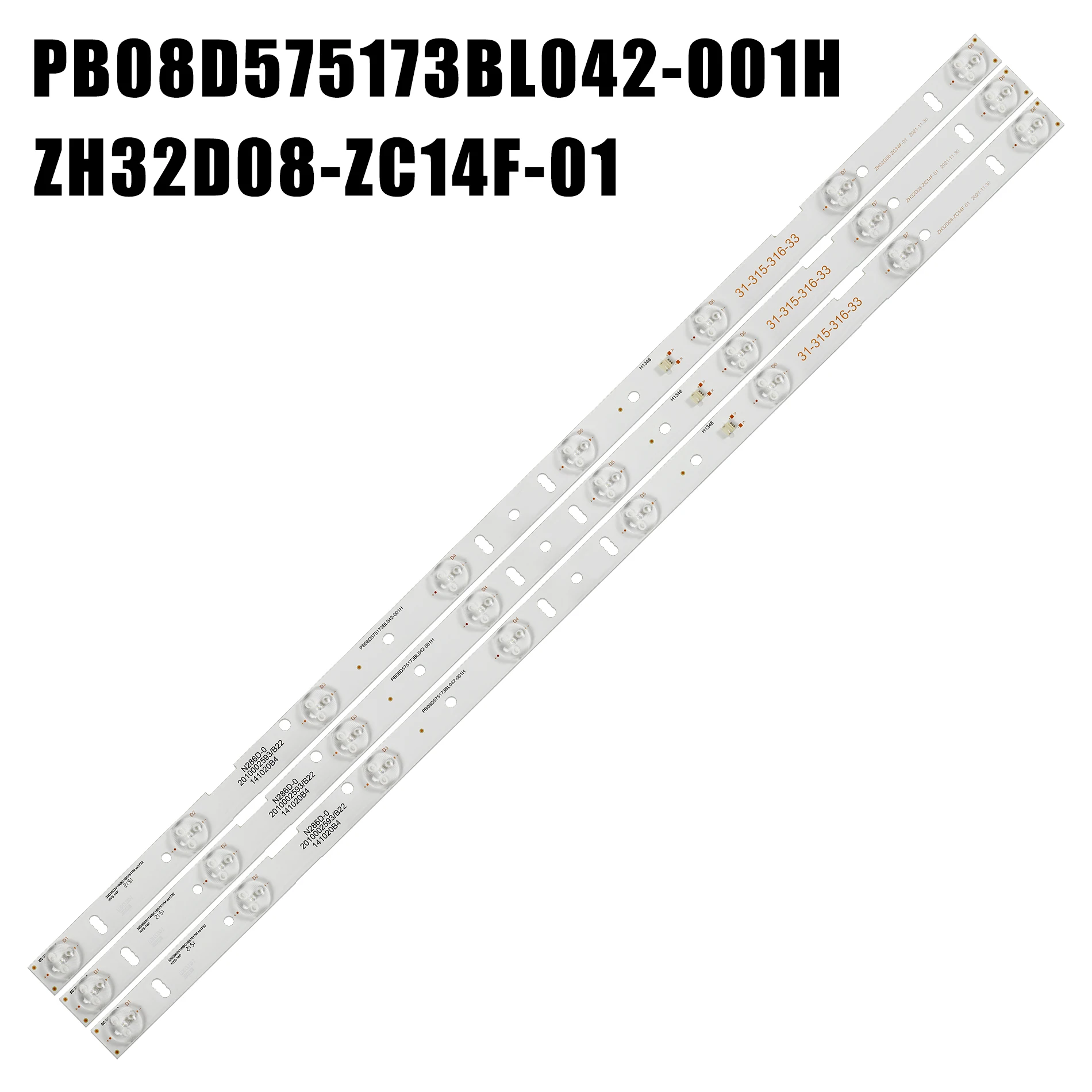 Светодиодная подсветка для телевизора, деталь 303XH320031 для Telefunken TF-светодиодный 32S2