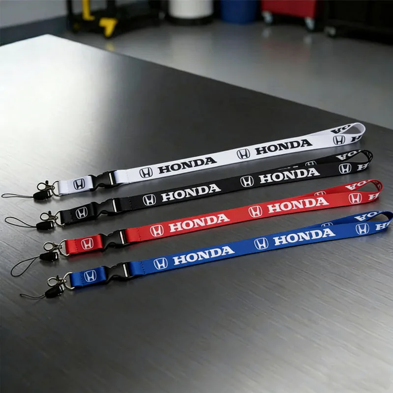 Фото Брелок-ремешок для ключей Honda из нейлона с печатной эмблемой, модный автомобильный аксессуар, подарок, кольцо для ключей, лента-ремешок, держатель для ключей №3