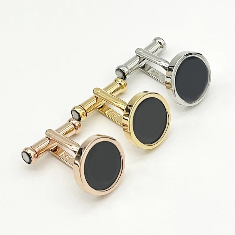 

LAN MB Cufflinks With Embossed Stars Luxury Jewelry For Men Wedding Gifts M20