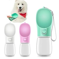 1pcs pet drinking water bottle portable feeder dispenser pets outdoor travel drinking bottle small large dogs bowl pet product