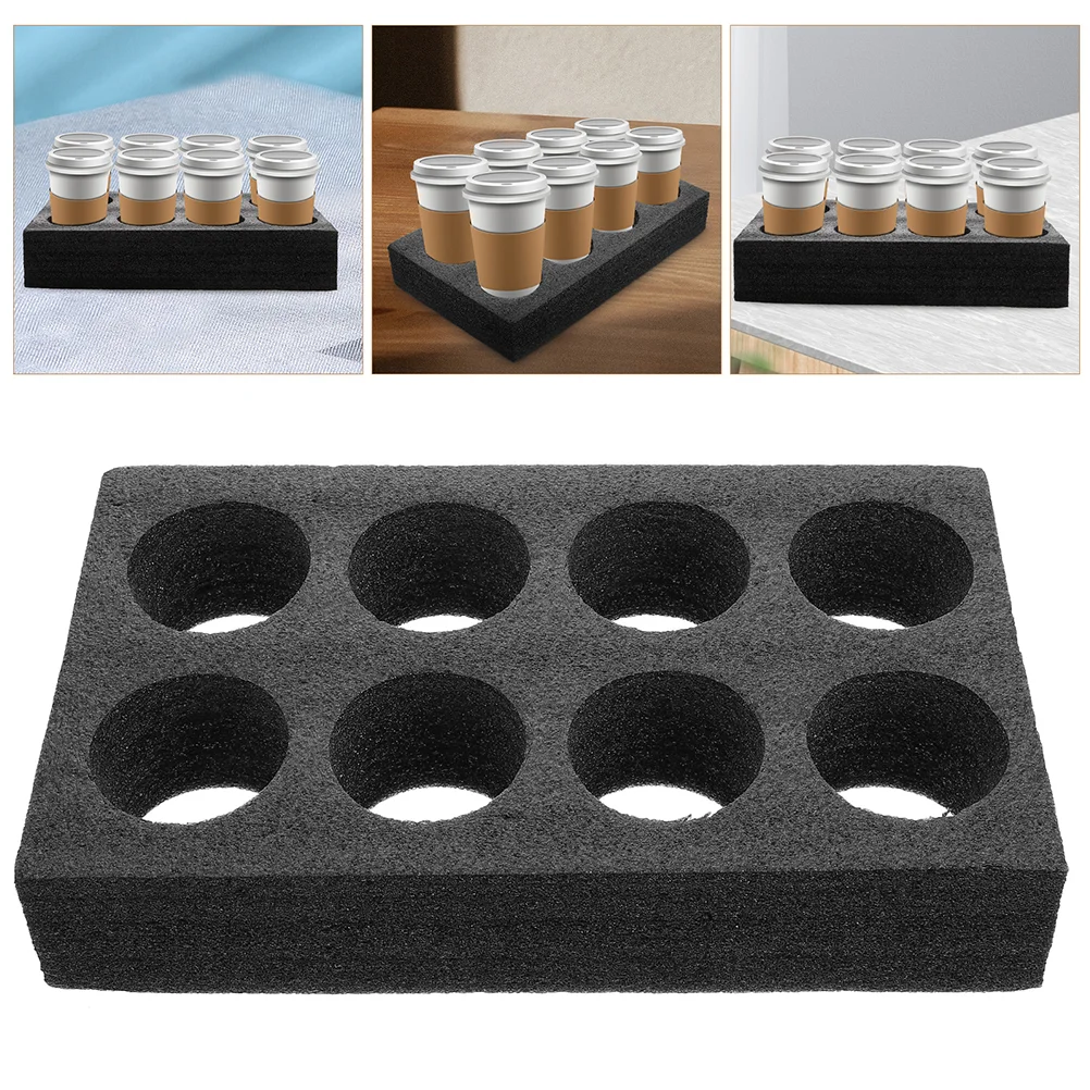 

Cup Tray Holder Carrier Drink Beverage Coffee Delivery Takeout Out Take Carriers Packing Foam Disposable Trays Holders Bottle
