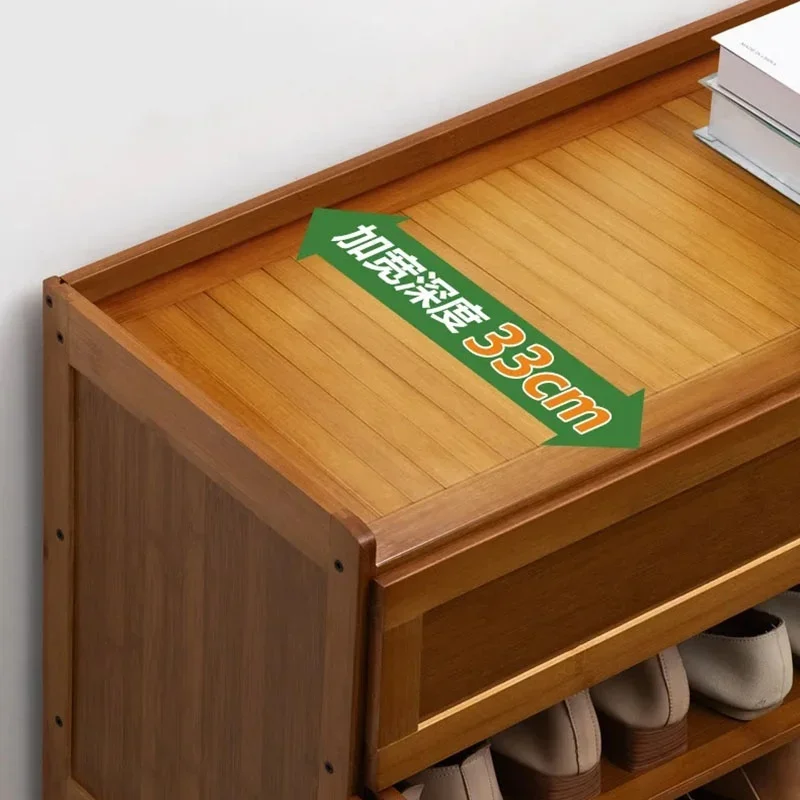 Шкаф для обуви прихожей бытовое хранилище пылезащитное дерево дизайнерская