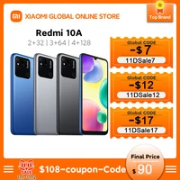 Globalna wersja Xiaomi Redmi 10A 2GB 32GB MTK Helio G25 Octa Core 13MP kamera 5000mAh bateria 10W szybkie ładowanie 6.53 1